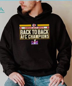 Kansas City Chiefs back to back AFC Champions shirt
