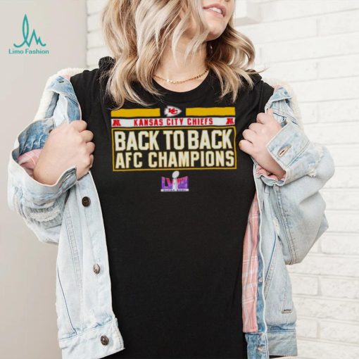 Kansas City Chiefs back to back AFC Champions shirt