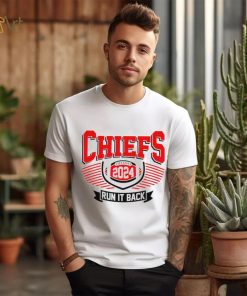 Kansas City Chiefs football 2024 run it back logo shirt
