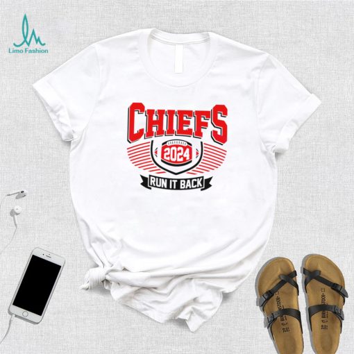 Kansas City Chiefs football 2024 run it back logo shirt