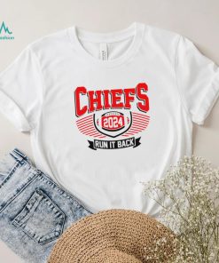 Kansas City Chiefs football 2024 run it back logo shirt