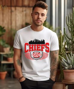Kansas City Chiefs football 2024 skyline logo shirt