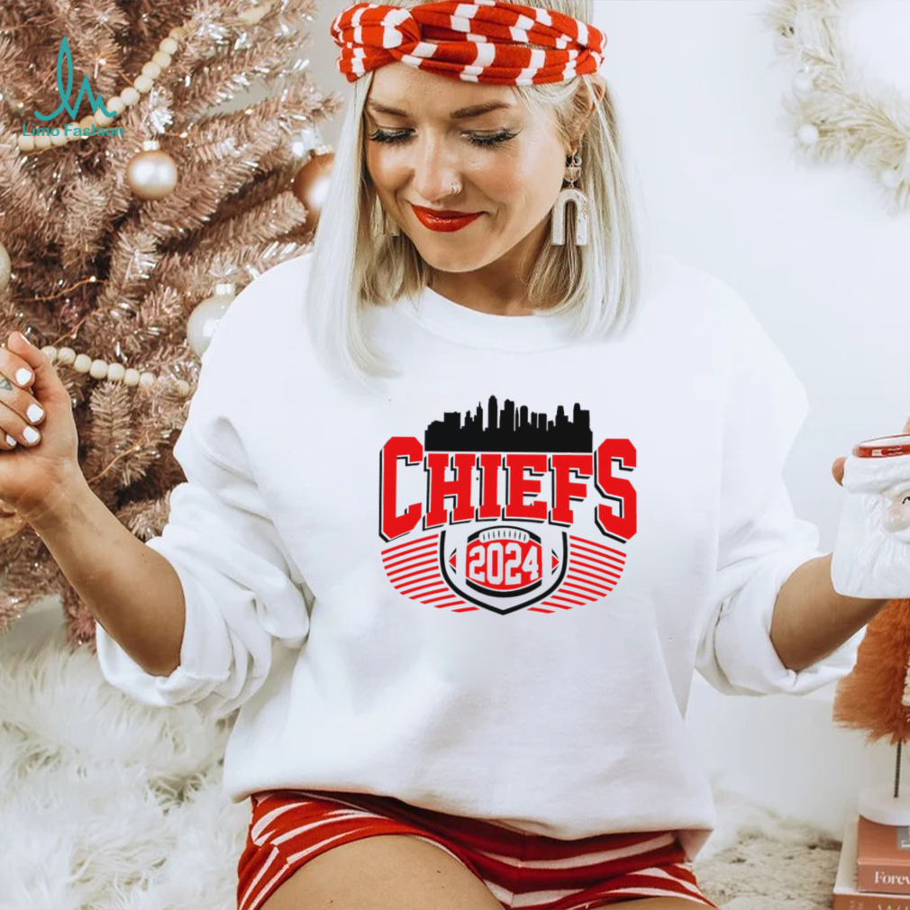 Kansas City Chiefs football 2024 skyline logo shirt Kansas City Chiefs football 2024 skyline logo shirt