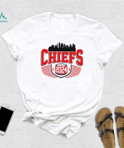 Kansas City Chiefs football 2024 skyline logo shirt