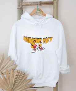 Kansas City Chiefs football Snoopy logo t shirt