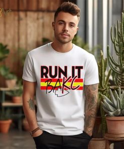 Kansas City Chiefs football run it back BAKC logo shirt