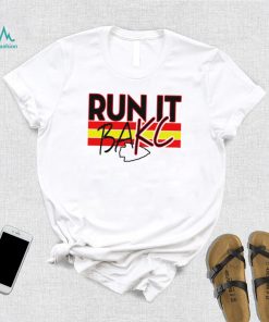 Kansas City Chiefs football run it back BAKC logo shirt
