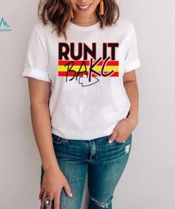 Kansas City Chiefs football run it back BAKC logo shirt