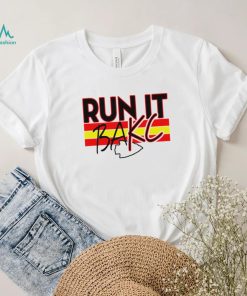 Kansas City Chiefs football run it back BAKC logo shirt