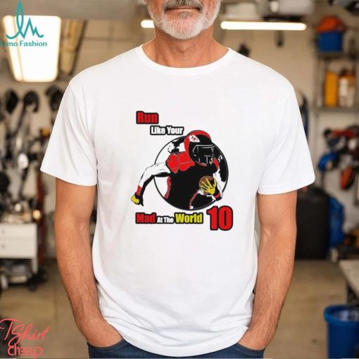 Kansas City Chiefs run like your mad at the world 10 shirt