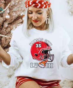 Kansas City Chiefs super bowl LVIII helmet shirt