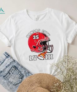 Kansas City Chiefs super bowl LVIII helmet shirt