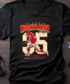 Kansas City Chiefs the nigerian nightmare Christian Okoye signature shirt