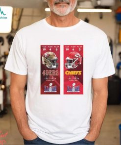 Kansas City Chiefs vs San Francisco 49ers Super Bowl LVIII Matchup Shirt