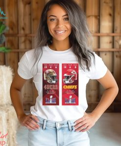 Kansas City Chiefs vs San Francisco 49ers Super Bowl LVIII Matchup Shirt