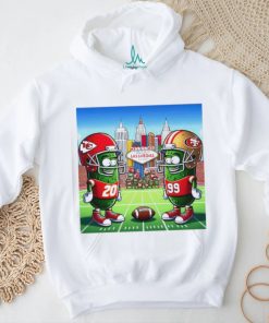Kansas City Chiefs vs San Francisco 49ers matchup pickle shirt