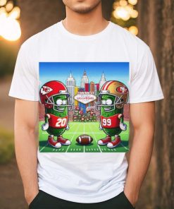 Kansas City Chiefs vs San Francisco 49ers matchup pickle shirt