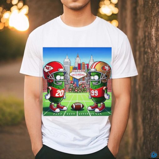Kansas City Chiefs vs San Francisco 49ers matchup pickle shirt