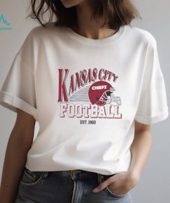 Kansas City Football Est 1960 Helmet Shirt