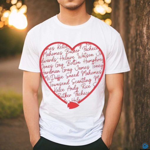 Kansas City Heart Players Name Signatures Shirt