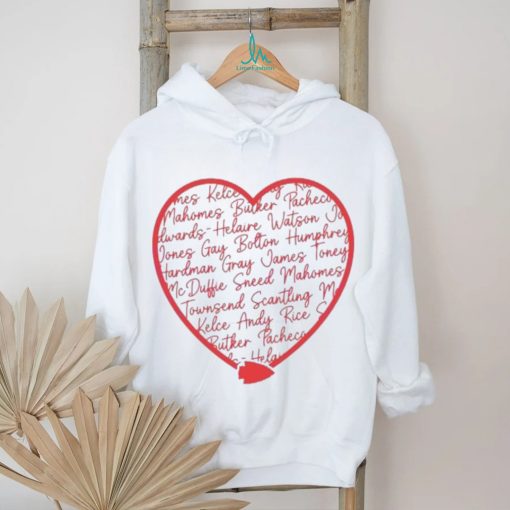 Kansas City Heart Players Name Signatures Shirt