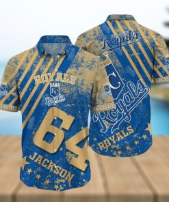 Kansas City Royals MLB Custom Number And Name Luau New Beach Hawaiian Shirt Gift For Fans