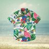 Kansas Jayhawks Black Floral Hawaiian Shirt