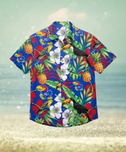 Kansas Jayhawks Floral Hawaiian Shirt