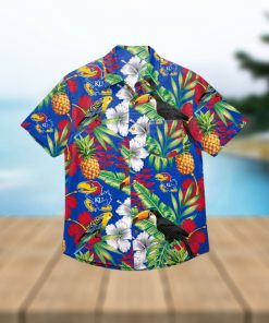 Kansas Jayhawks Floral Hawaiian Shirt