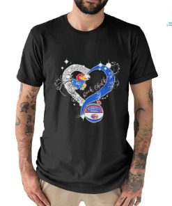 Kansas Jayhawks Heart Diamonds Rock Chalk Shirt