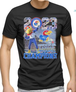 Kansas Jayhawks Mascot 2023 Guaranteed Rate Bowl Champions Shirt