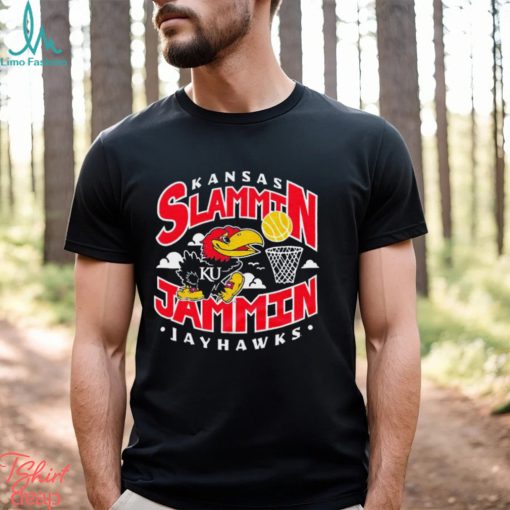 Kansas Jayhawks basketball KU Slammin’ Jammin’ Jayhawks shirt