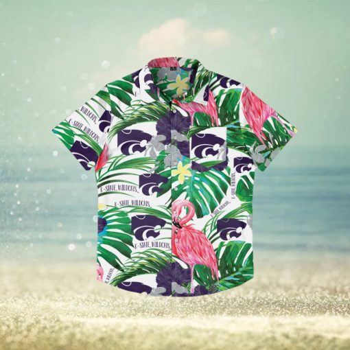 Kansas State Wildcats Flamingo Hawaiian Shirt