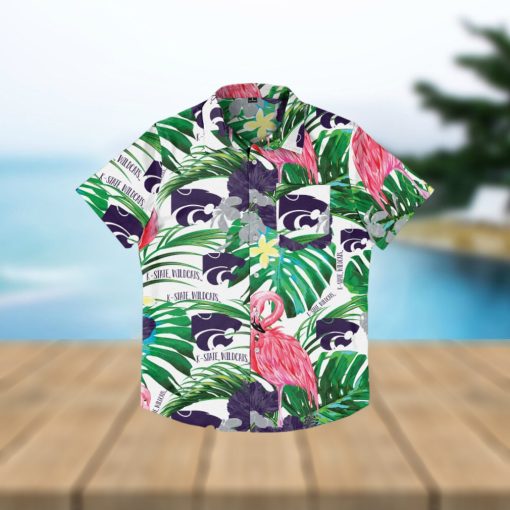 Kansas State Wildcats Flamingo Hawaiian Shirt