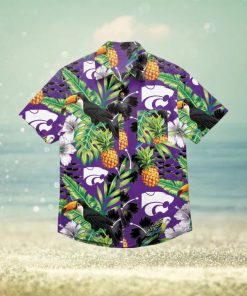 Kansas State Wildcats Floral Hawaiian Shirt