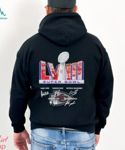 Kansas city chiefs team lvii super bowl signature shirt