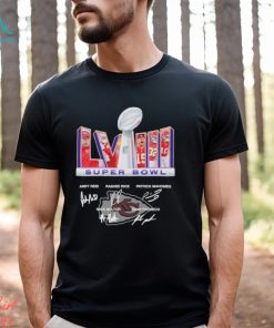 Kansas city chiefs team lvii super bowl signature shirt