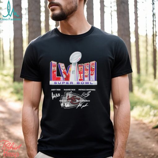 Kansas city chiefs team lvii super bowl signature shirt