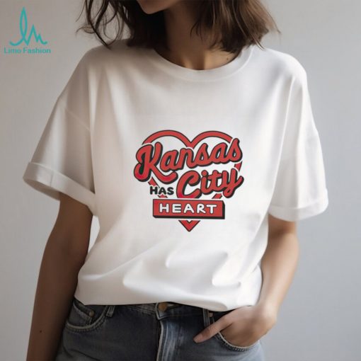 Kansas city has heart shirt