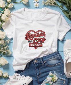 Kansas city has heart shirt