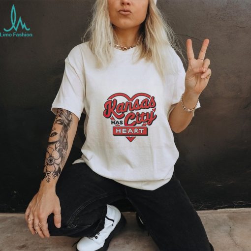 Kansas city has heart shirt