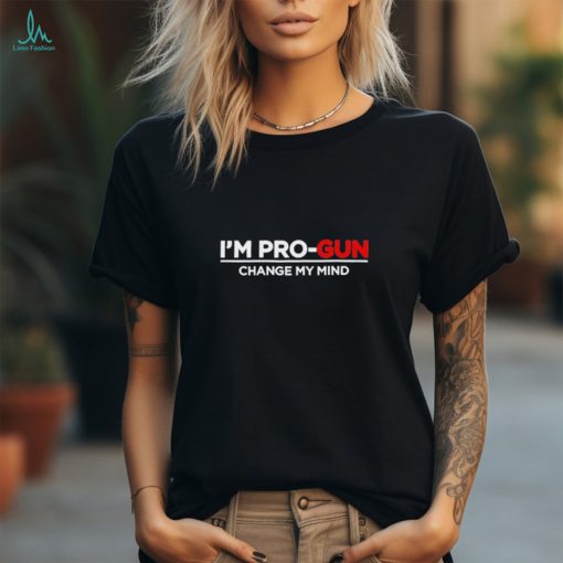 Kari Lake Steven Crowder Wearing I’m Pro Gun Change My Mind t shirt