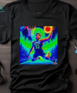 Karl Anthony Towns Flying KAT Psychedelic Meme Minnesota Timberwolves shirt