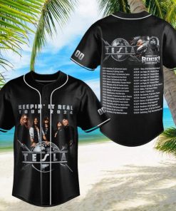 Keepin It Real Tour 2024 Black Baseball Jersey