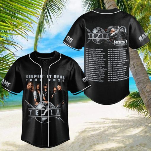 Keepin It Real Tour 2024 Black Baseball Jersey