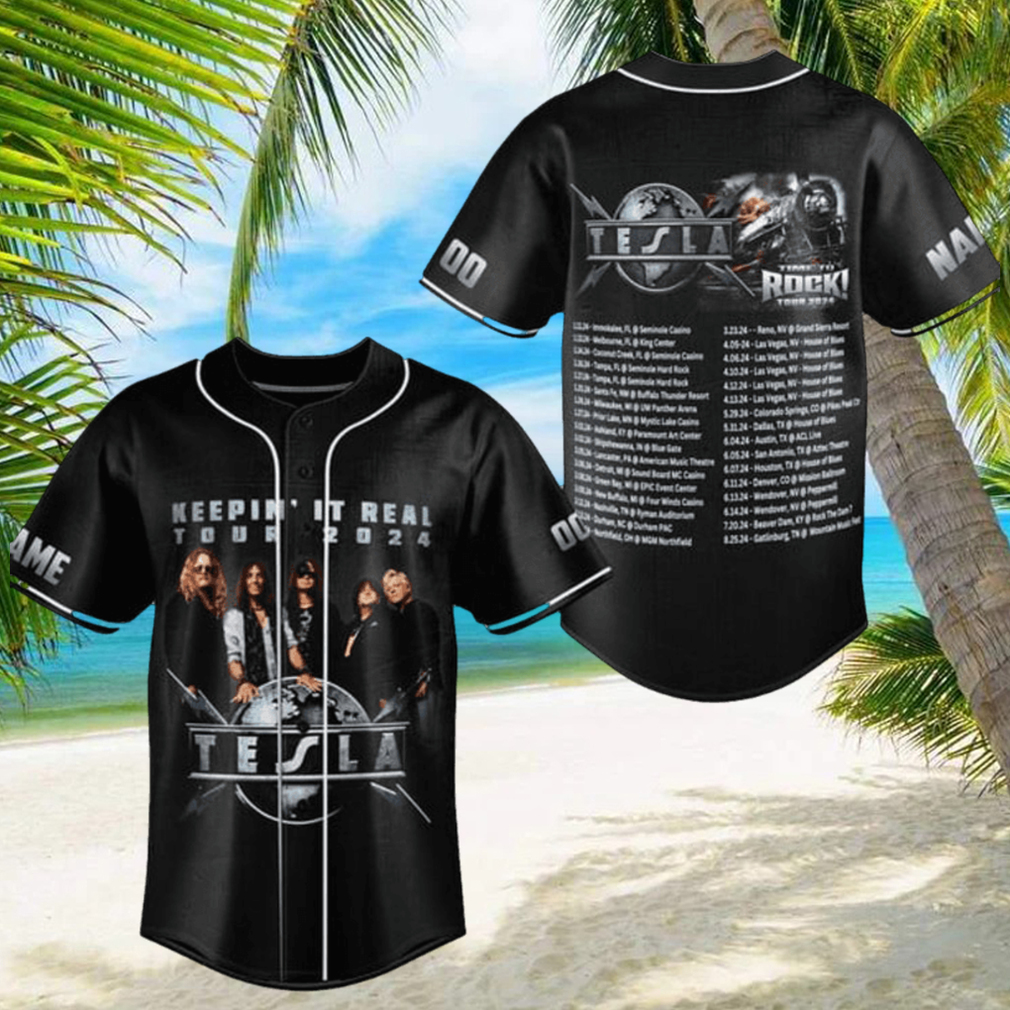 Keepin It Real Tour 2024 Black Baseball Jersey Keepin It Real Tour 2024 Black Baseball Jersey