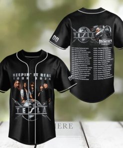 Keepin It Real Tour 2024 Black Baseball Jersey