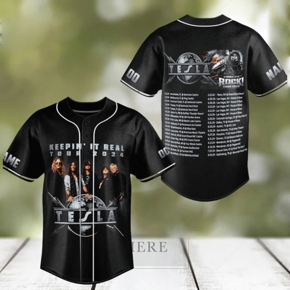 Keepin It Real Tour 2024 Black Baseball Jersey Keepin It Real Tour 2024 Black Baseball Jersey