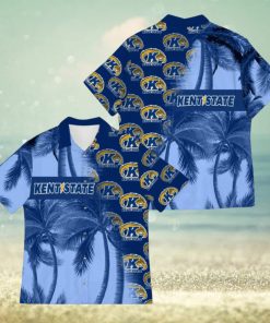 Kent State Golden Flashes Coconut Tree Aloha 3D Hawaiian Shirt For Fans Men And Women Gift