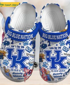 Kentucky Wildcats Big Blue Nation Crocs Shoes